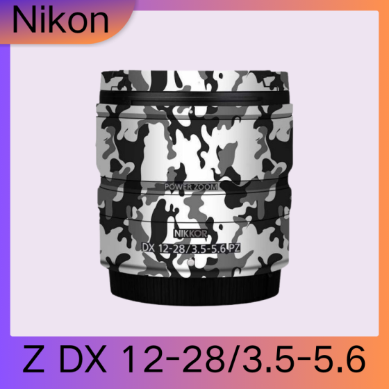 Lentes Nikon ZDX12-28F3.5-5.6 PZ - Pele câmera, adesivo câmera - com alta resistência a arranhões, à prova d'água e com design elegante.